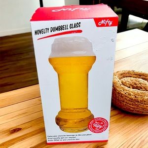 Novelty Dumbbell glass